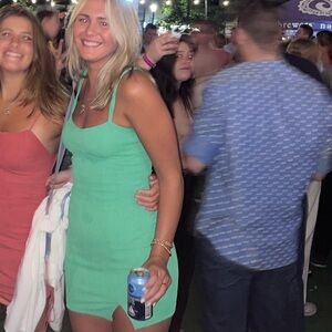 H&M Vibrant Green Mini Dress